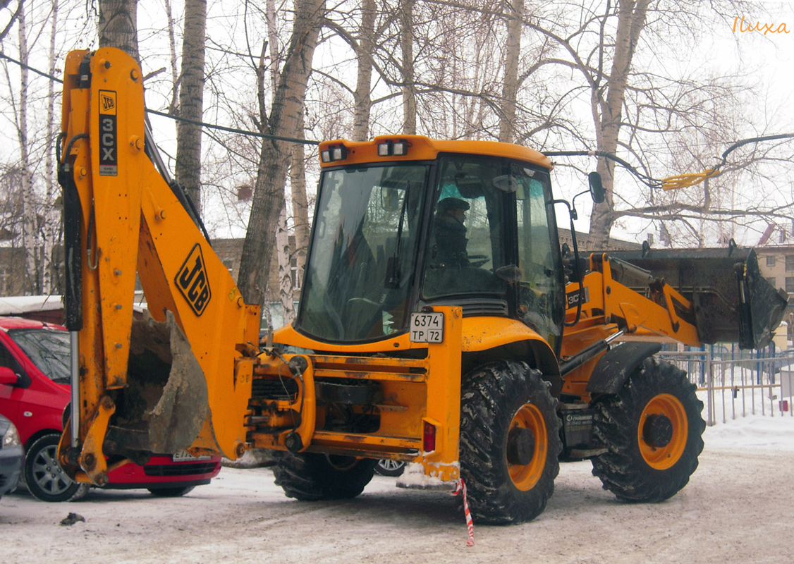 Тюменская область, № 6374 ТР 72 — JCB 3CX