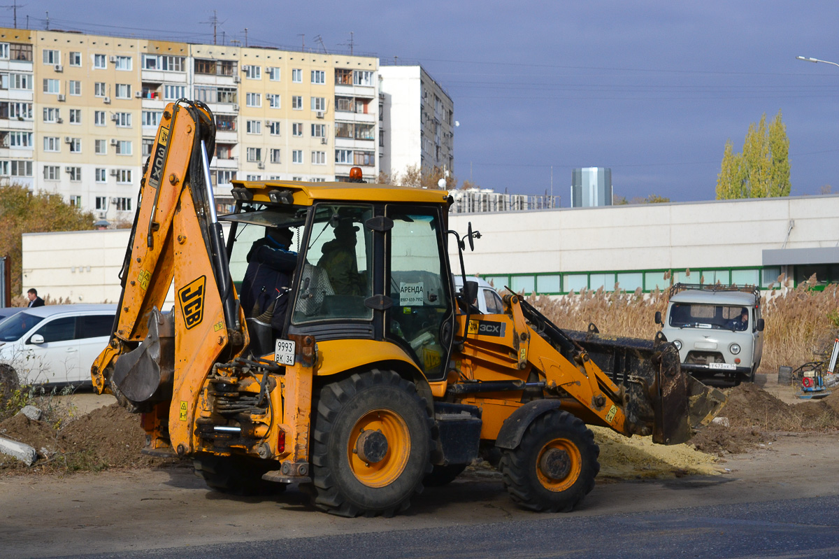 Волгоградская область, № 9993 ВК 34 — JCB 3CX