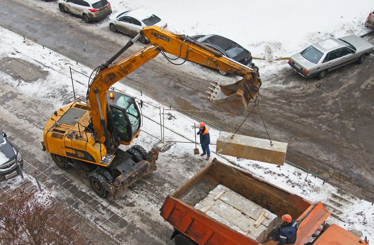 Москва, № 3401 ВК 77 — JCB JS160W