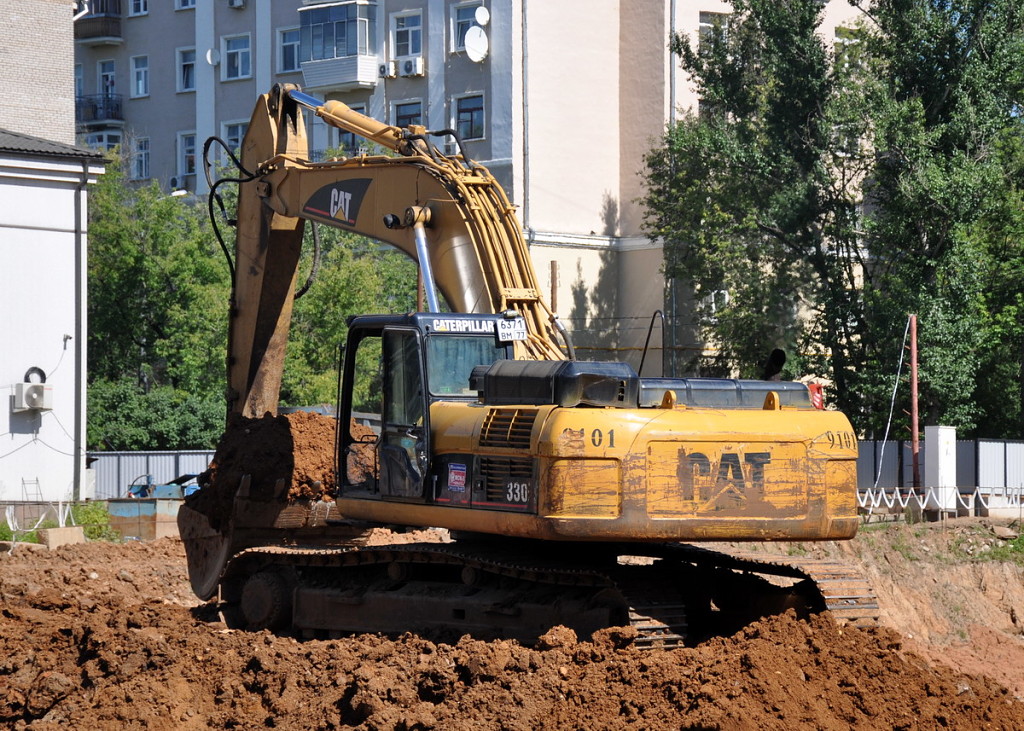 Москва, № 6371 ВМ 77 — Caterpillar 330