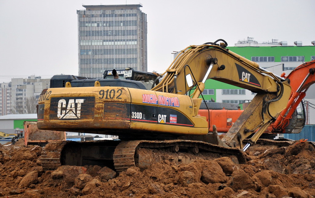 Москва, № 6373 ВМ 77 — Caterpillar 330