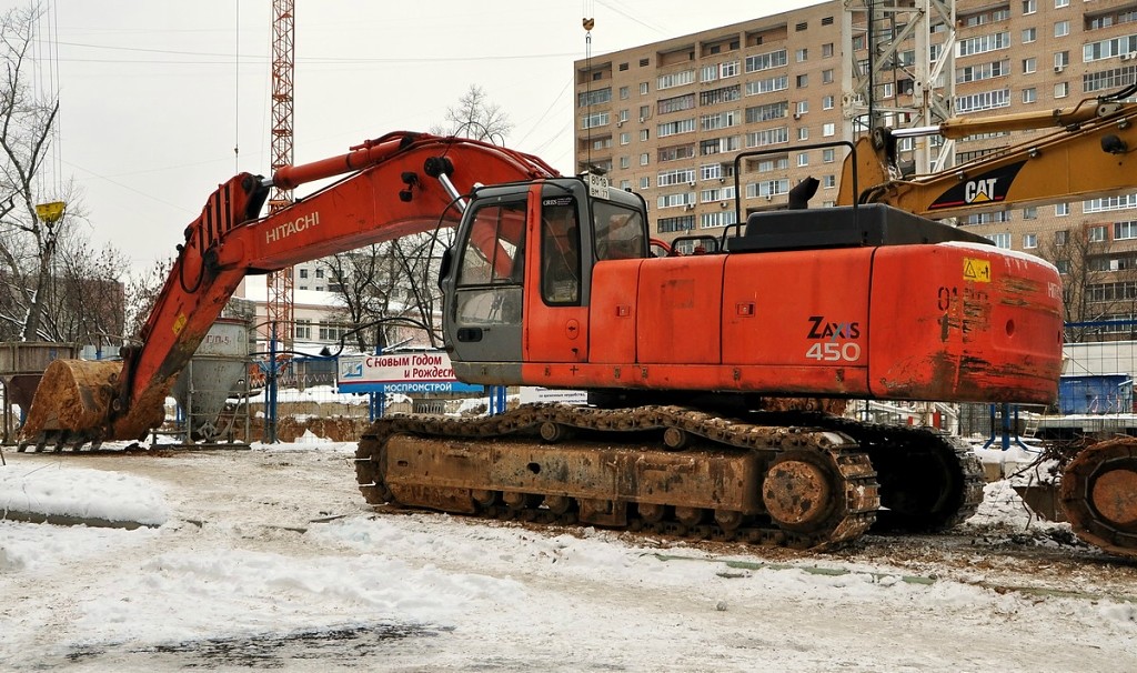 Москва, № 8018 ВМ 77 — Hitachi ZX450 (общая модель)