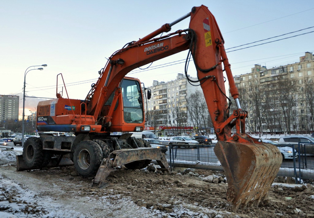 Москва, № 1263 АХ 77 — Doosan DX160W