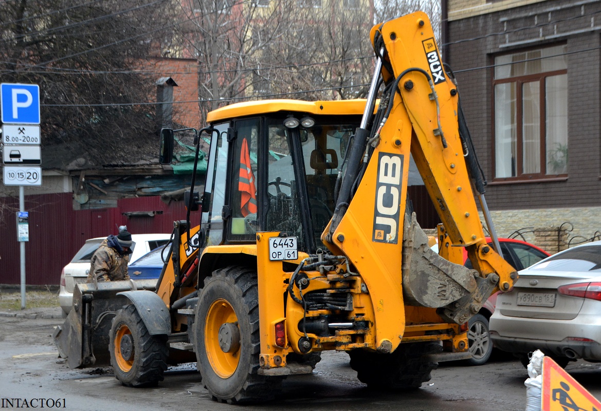 Ростовская область, № 6443 ОР 61 — JCB 3CX