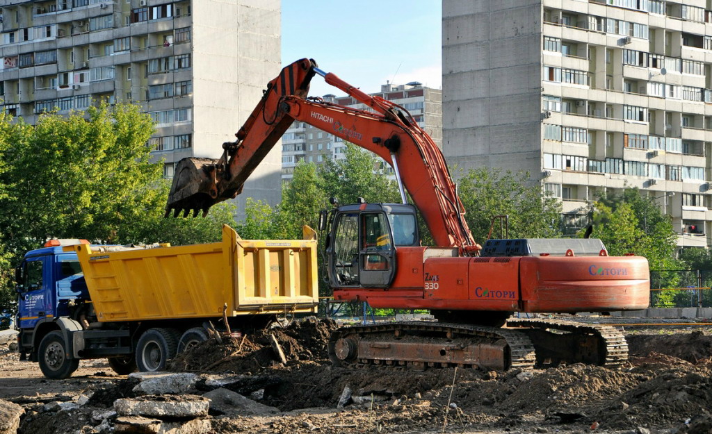 Москва, № (77) Б/Н СТ 0074 — Hitachi ZX330 (общая модель)