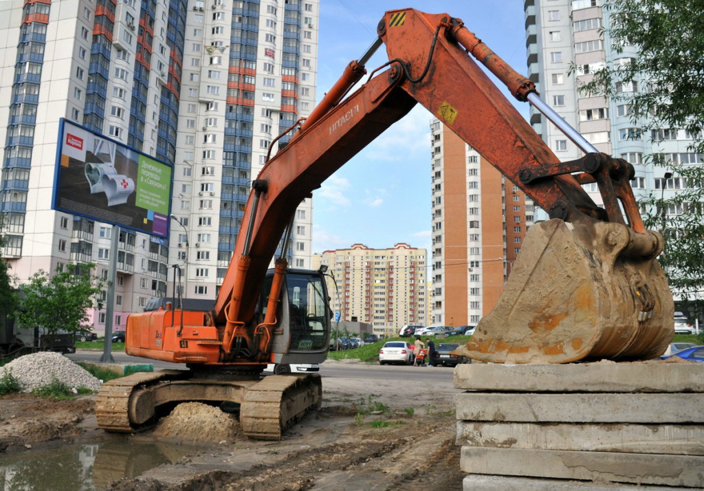 Москва, № 8091 ВУ 77 — Hitachi ZX330 (общая модель)