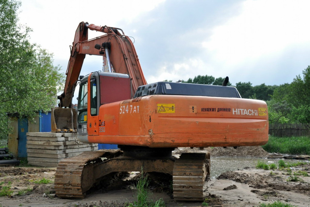 Москва, № 8091 ВУ 77 — Hitachi ZX330 (общая модель)