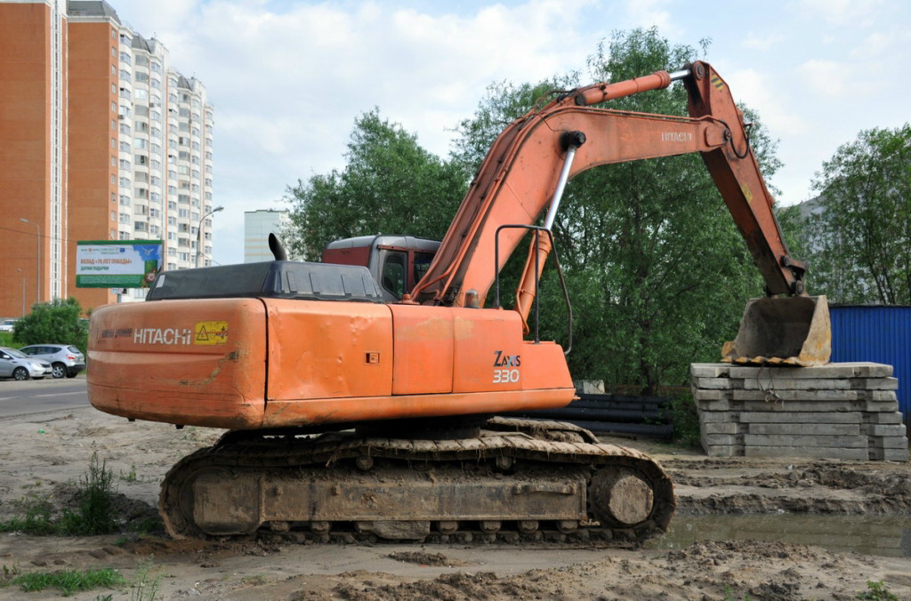 Москва, № 8091 ВУ 77 — Hitachi ZX330 (общая модель)