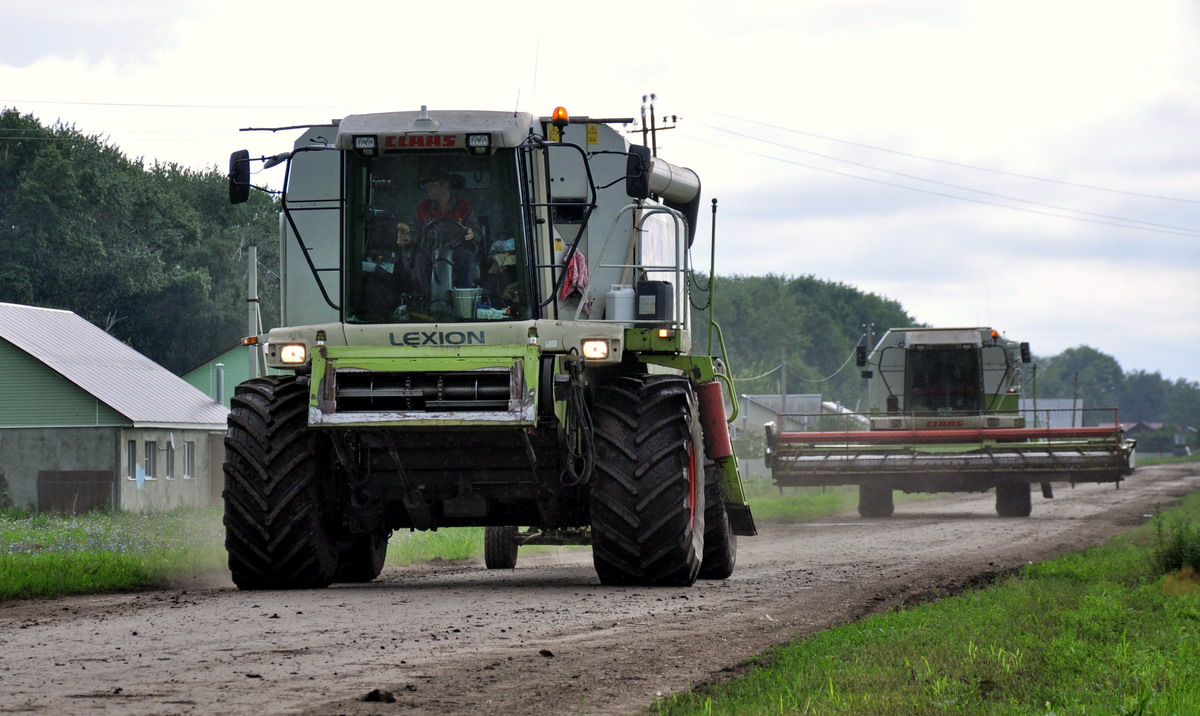 Рязанская область, № (62) Б/Н СТ 0076 — Claas Lexion (общая модель)