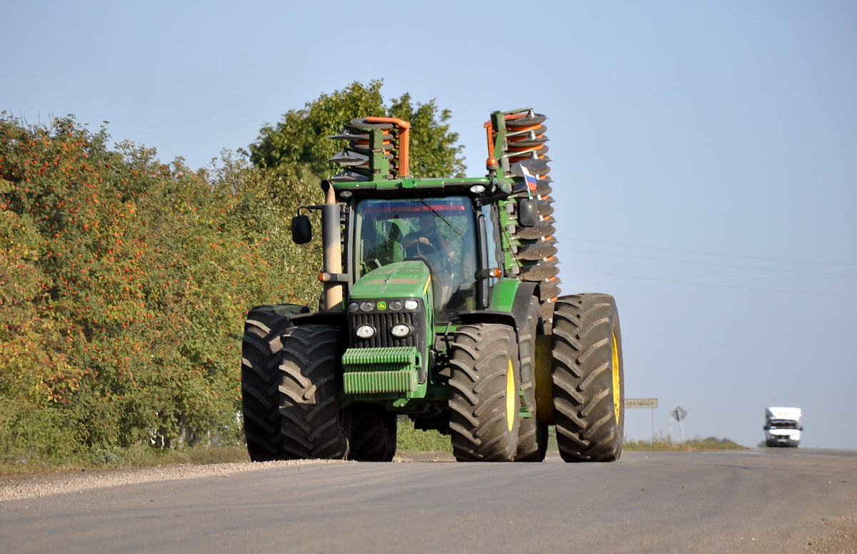 Рязанская область, № (62) Б/Н СТ 0086 — John Deere 8295R