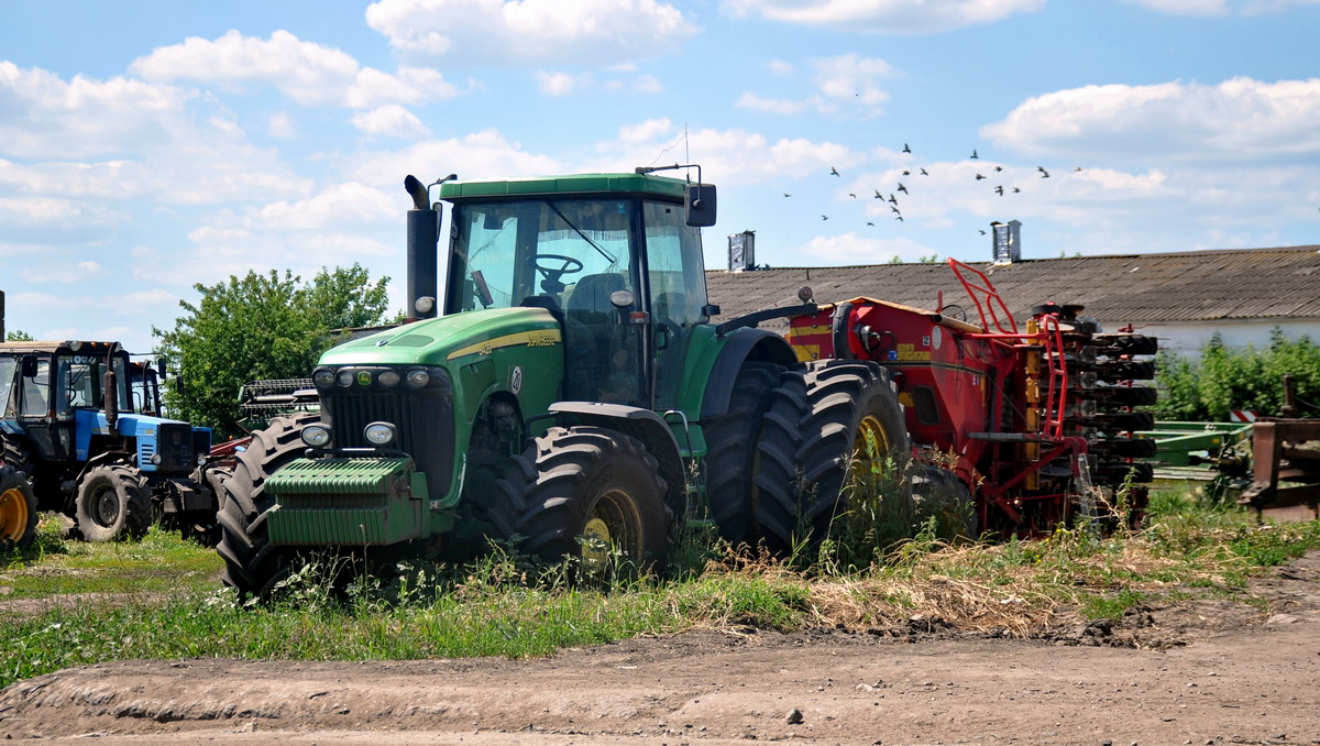 Рязанская область, № 9388 РУ 62 — John Deere 8420