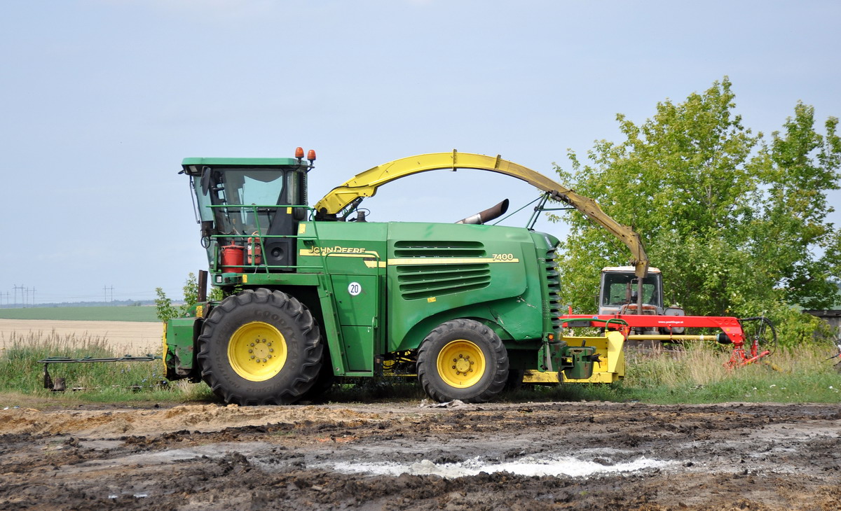 Рязанская область, № (62) Б/Н СТ 0134 — John Deere 7400