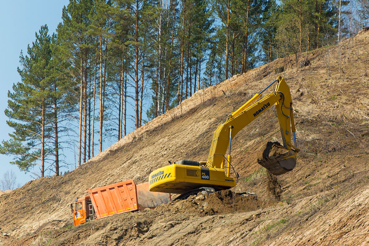 Красноярский край, № (24) Б/Н СТ 0051 — Komatsu PC400