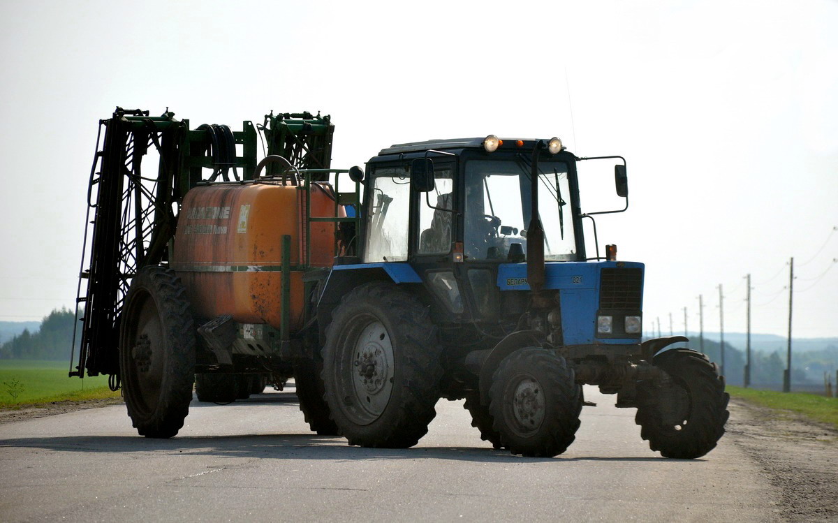 Рязанская область, № (62) Б/Н СТ 0175 — Беларус-82.1; Прицепы сельскохозяйственные — Опрыскиватели прицепные (общая)