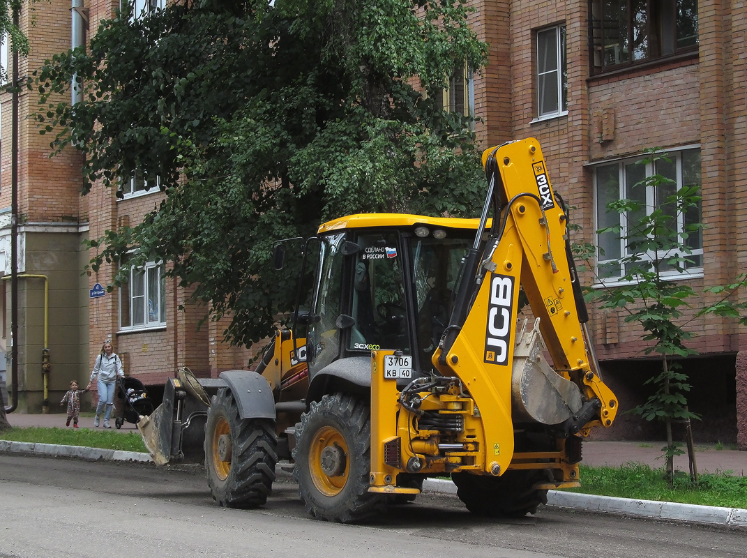 Калужская область, № 3706 КВ 40 — JCB 3CX