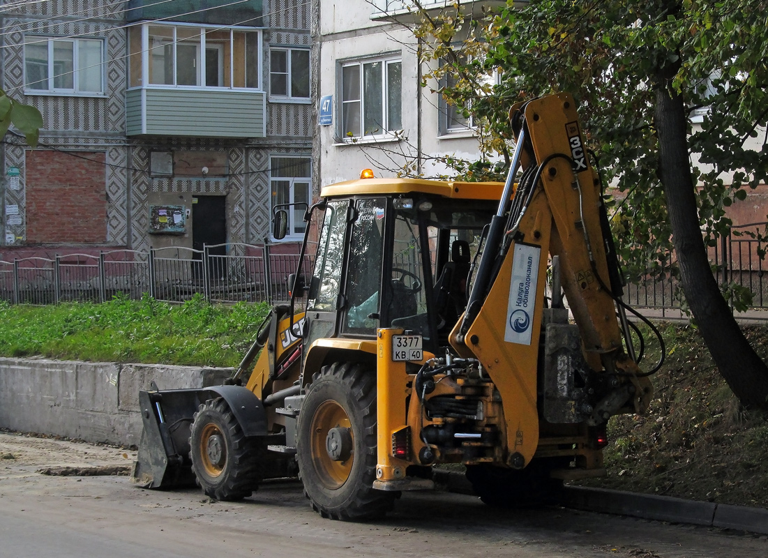 Калужская область, № 3377 КВ 40 — JCB 3CX