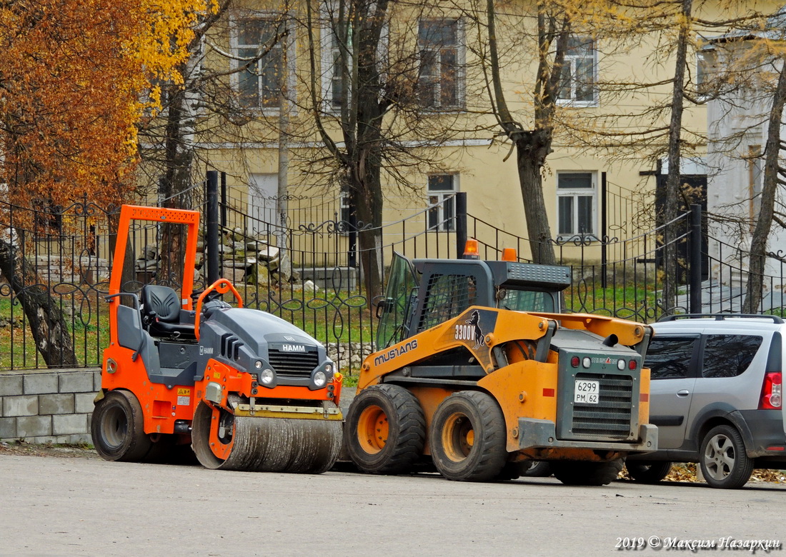 Рязанская область, № 0674 РК 62 — Hamm HD 10VV; Рязанская область, № 6299 РМ 62 — Mustang (общая модель)