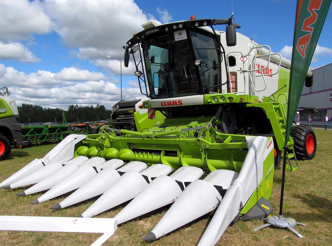 Минск, № (BY-7) Б/Н СТ 0078 — Claas Lexion (общая модель); Минск — Выставка "БЕЛАГРО-2018"