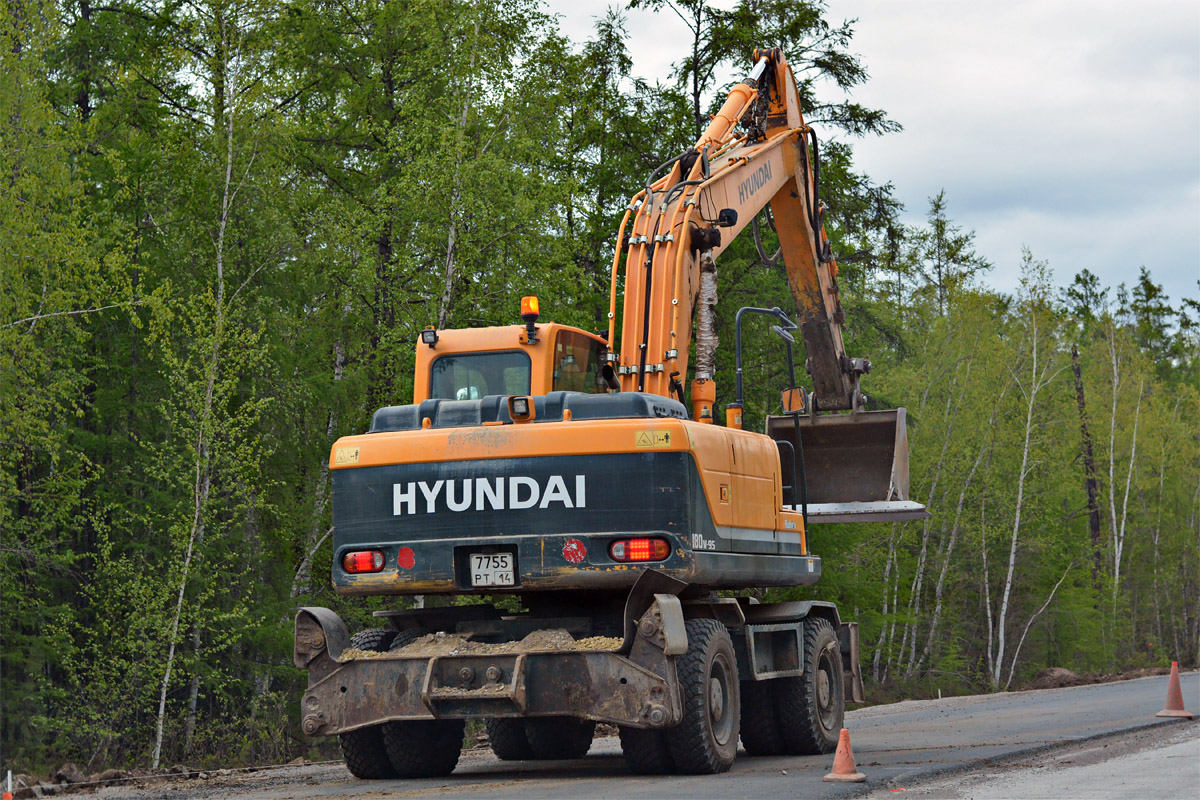 Саха (Якутия), № 7755 РТ 14 — Hyundai R180W