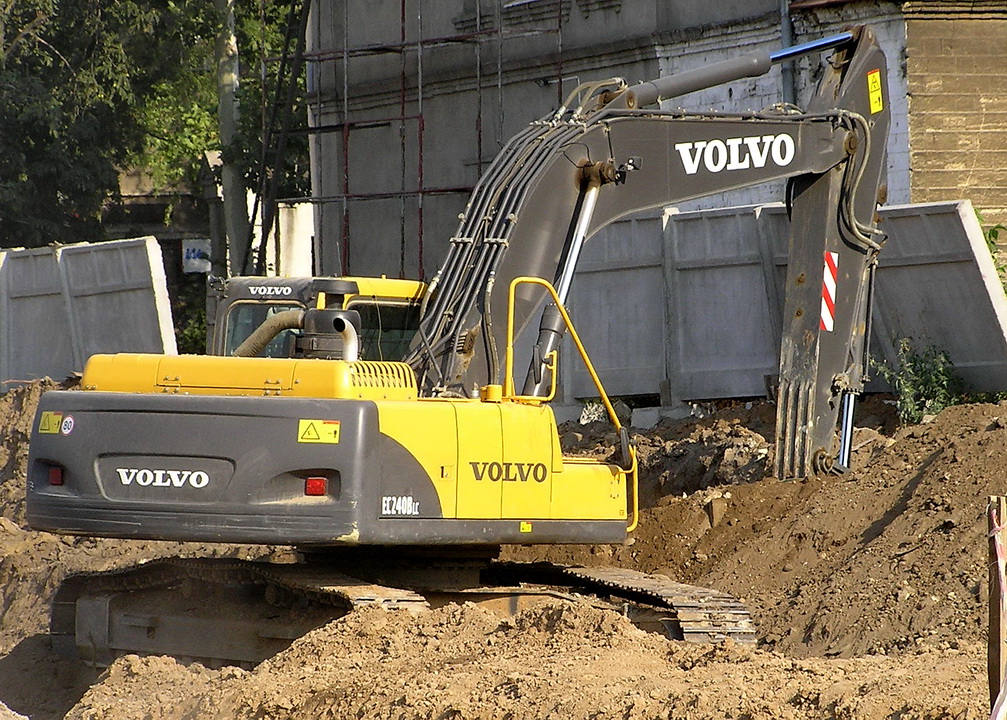 Одесская область, № (UA16) Б/Н СТ 0129 — Volvo EC240; Одесская область — Спецтехника с нечитаемыми (неизвестными) номерами