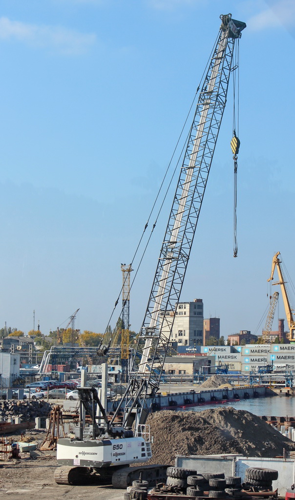 Одесская область, № (UA16) Б/Н СТ 0143 — Sennebogen (общая модель); Одесская область — Спецтехника с нечитаемыми (неизвестными) номерами