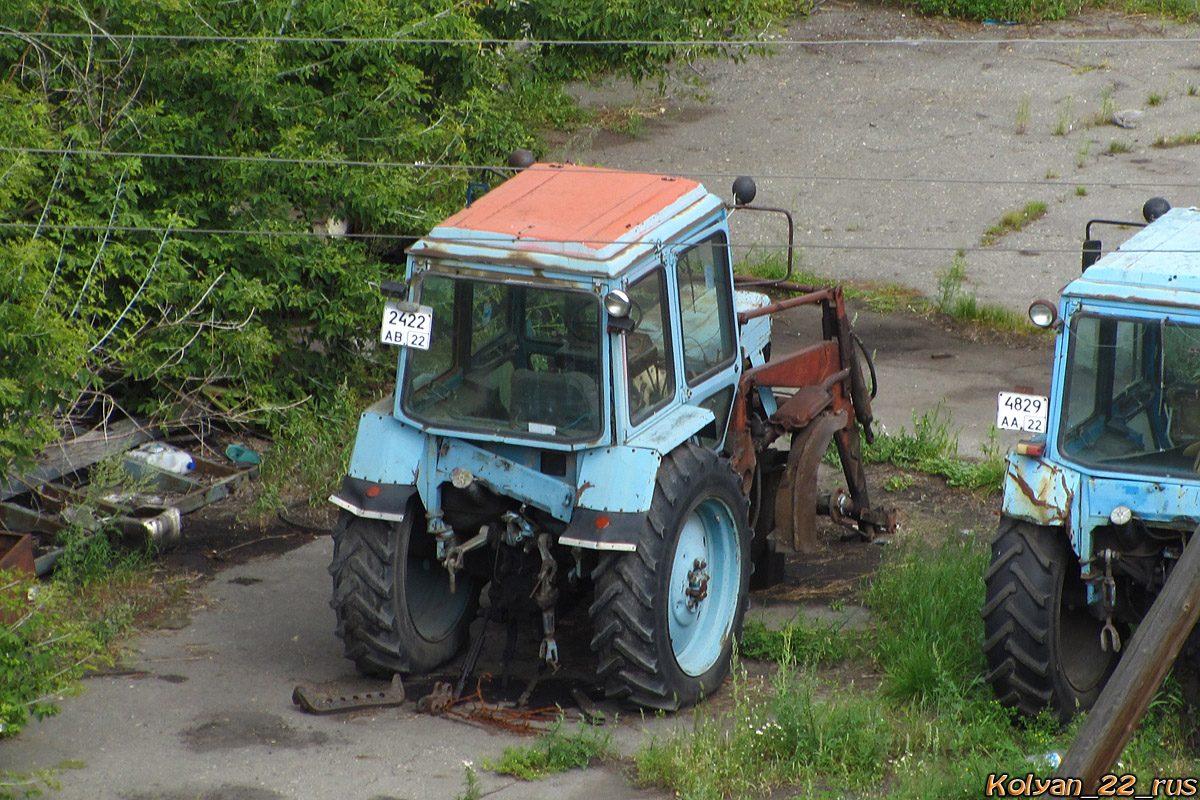 Алтайский край, № 2422 АВ 22 — МТЗ-80