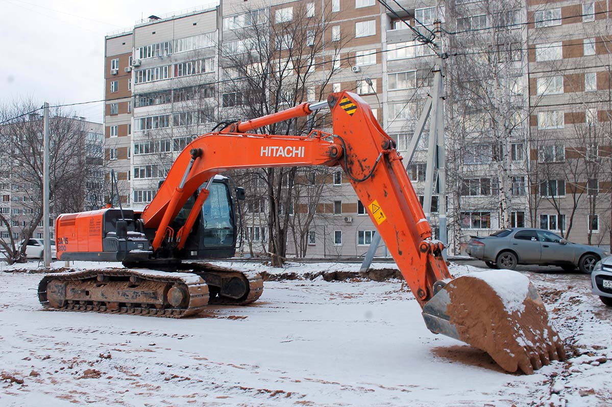 Удмуртия, № (18) Б/Н СТ 0204 — Hitachi ZX200 (общая модель)