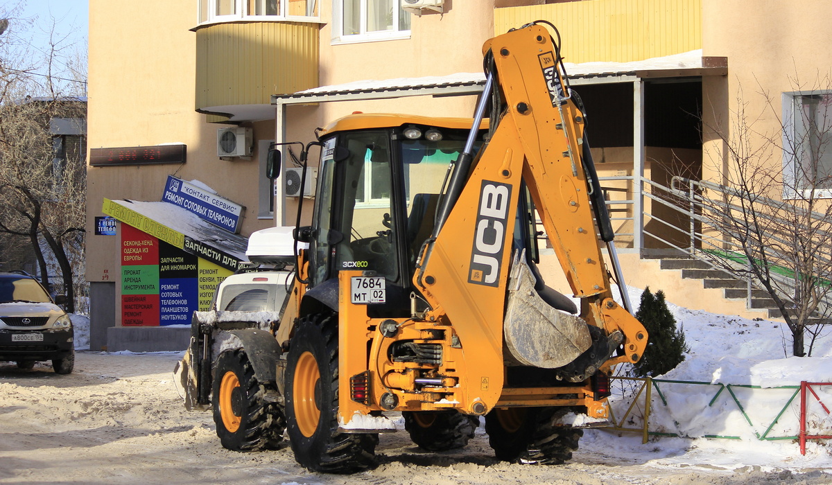 Башкортостан, № 7684 МТ 02 — JCB 3CX