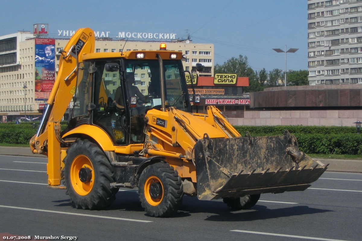 Санкт-Петербург, № (78) Б/Н СТ 0035 — JCB 3CX; Санкт-Петербург — Спецтехника с нечитаемыми (неизвестными) номерами