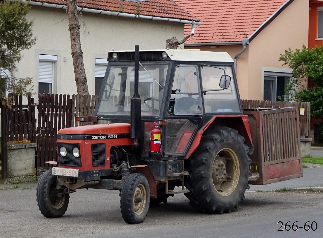 Венгрия, № YHB-509 — Zetor 5211; Венгрия — Трактора с навесным оборудованием для транспортировки ящиков