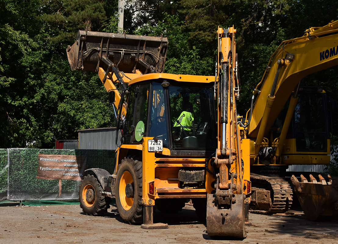 Волгоградская область, № 7262 ВЕ 34 — JCB 3CX