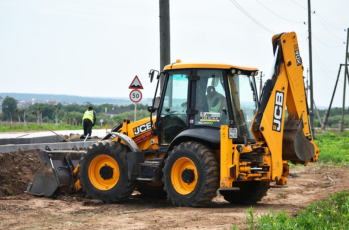 Пермский край, № 0222 МА 59 — JCB 4CX