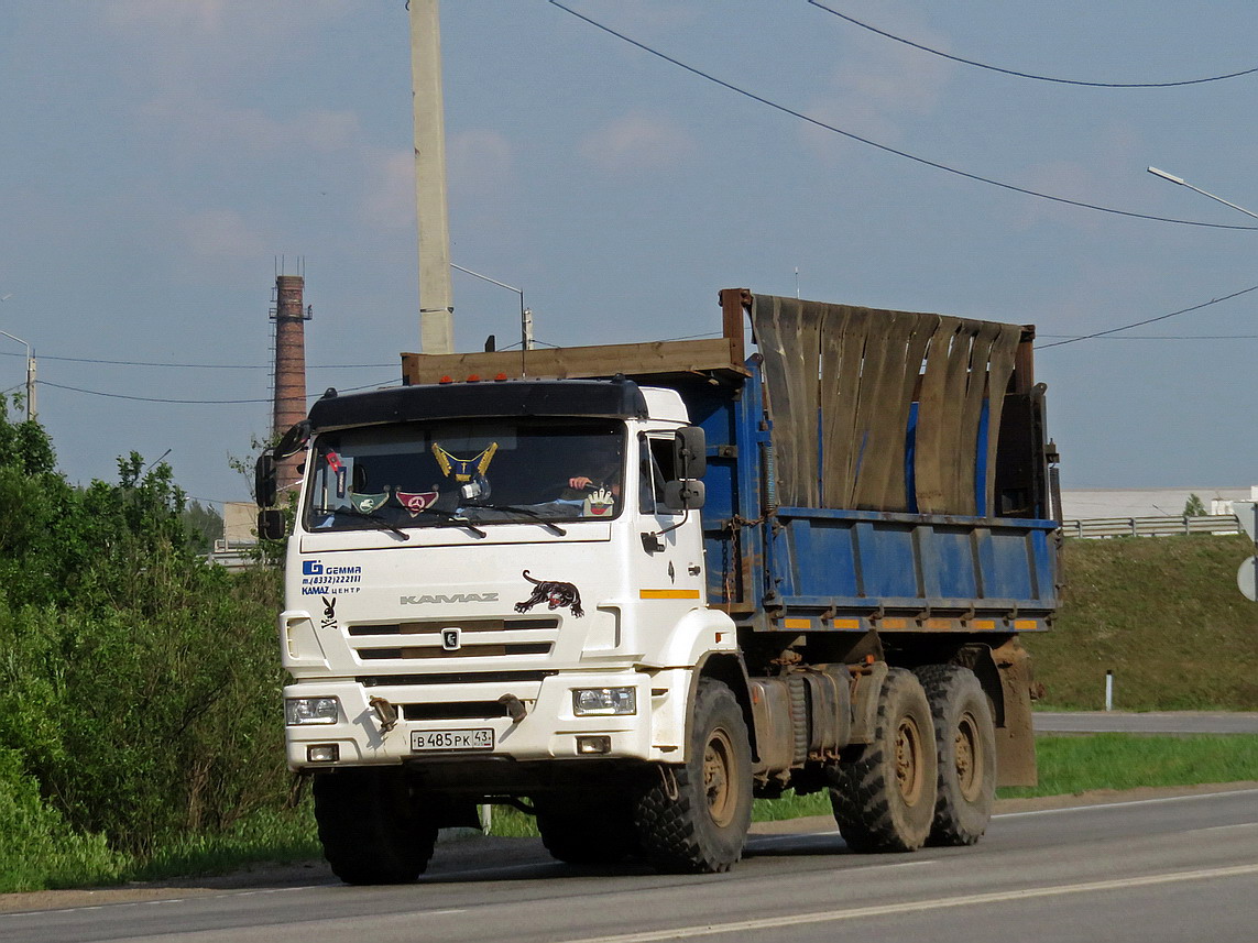 Кировская область, № В 485 РК 43 — КамАЗ-43118-50