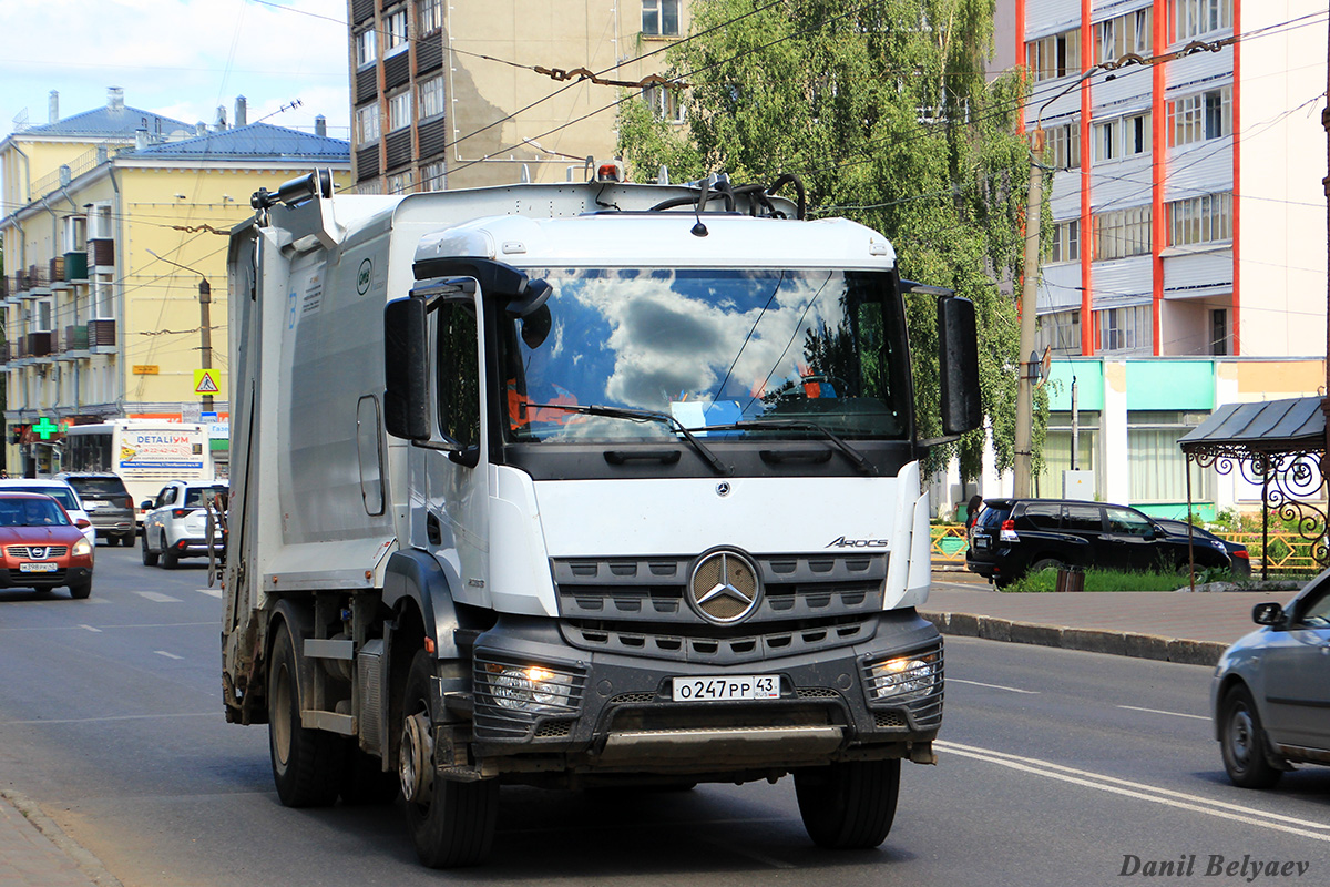 Кировская область, № О 247 РР 43 — Mercedes-Benz Arocs 2033 [Z9M]