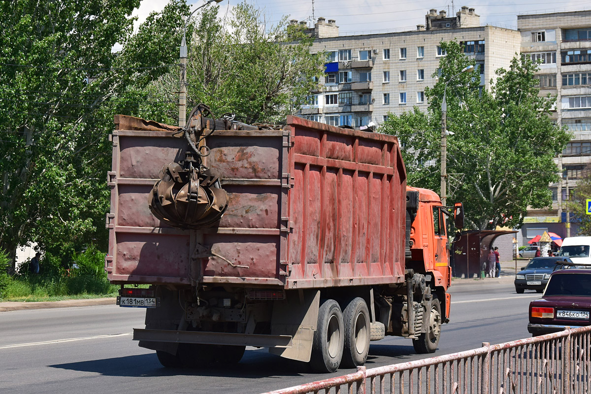 Волгоградская область, № К 181 МВ 134 — КамАЗ-65115 (общая модель)