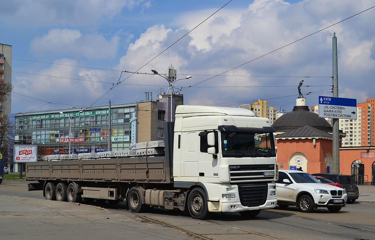 Харьковская область, № АХ 3627 ЕХ — DAF XF105 FT