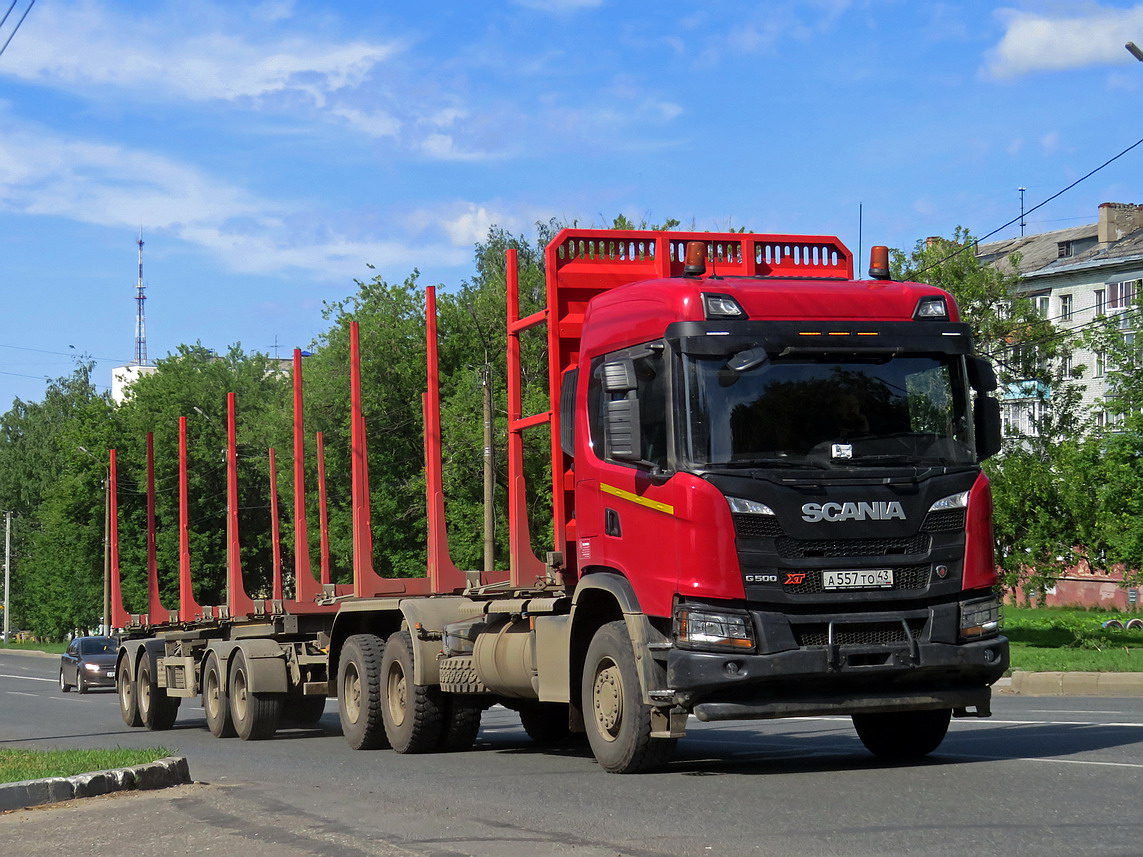 Кировская область, № А 557 ТО 43 — Scania ('2016) G500