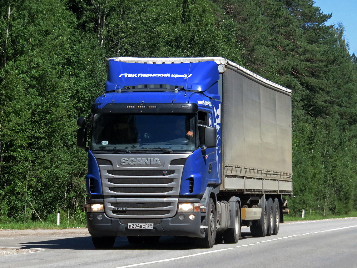 Пермский край, № К 294 ВС 159 — Scania ('2009) G400