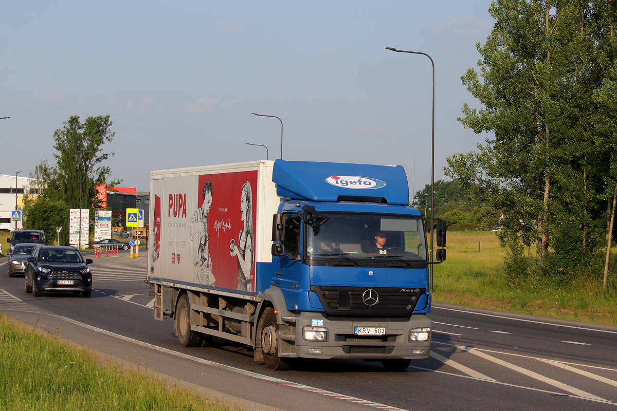 Литва, № KRV 503 — Mercedes-Benz Axor (общ.м)