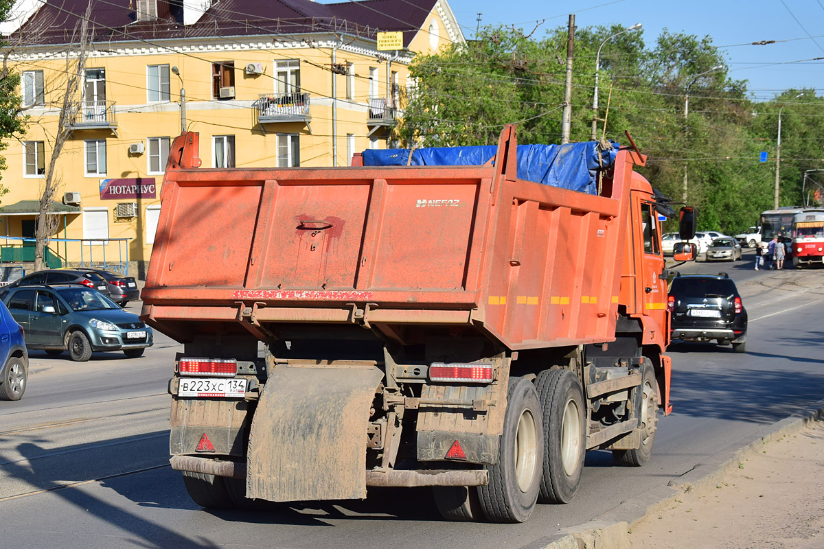 Волгоградская область, № В 223 ХС 134 — КамАЗ-65115-42