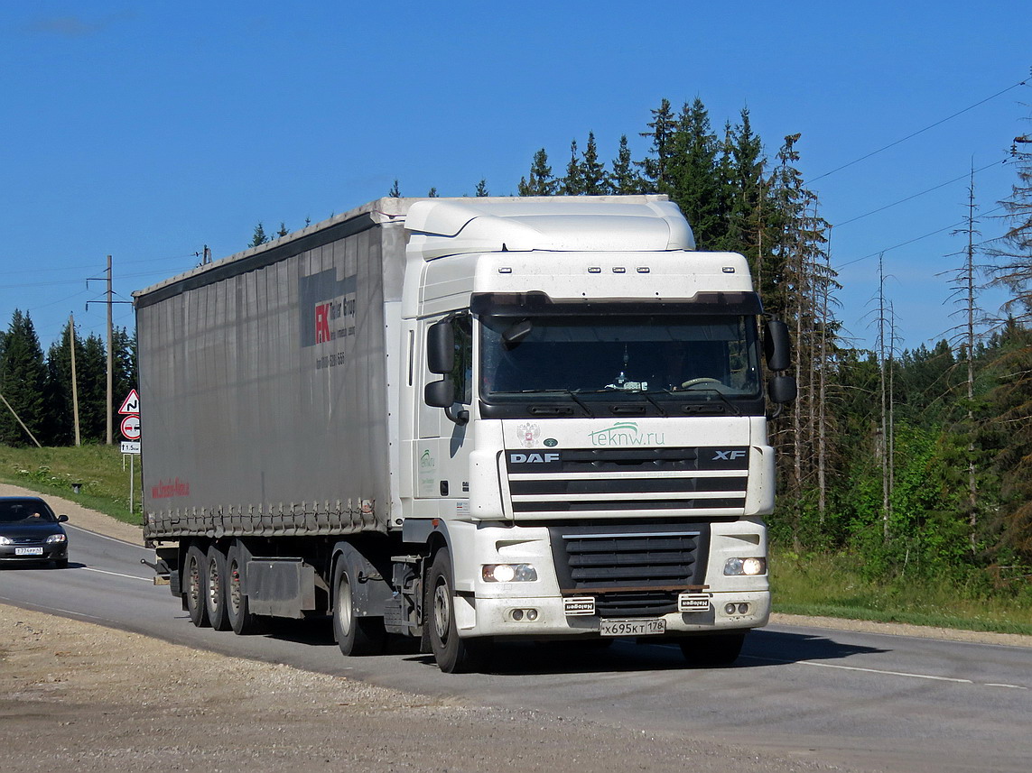 Санкт-Петербург, № Х 695 КТ 178 — DAF XF105 FT