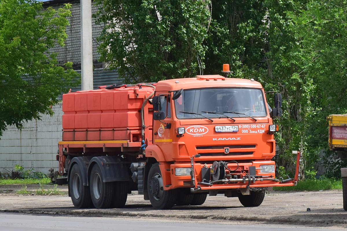 Волгоградская область, № В 437 УС 134 — КамАЗ-65115-42