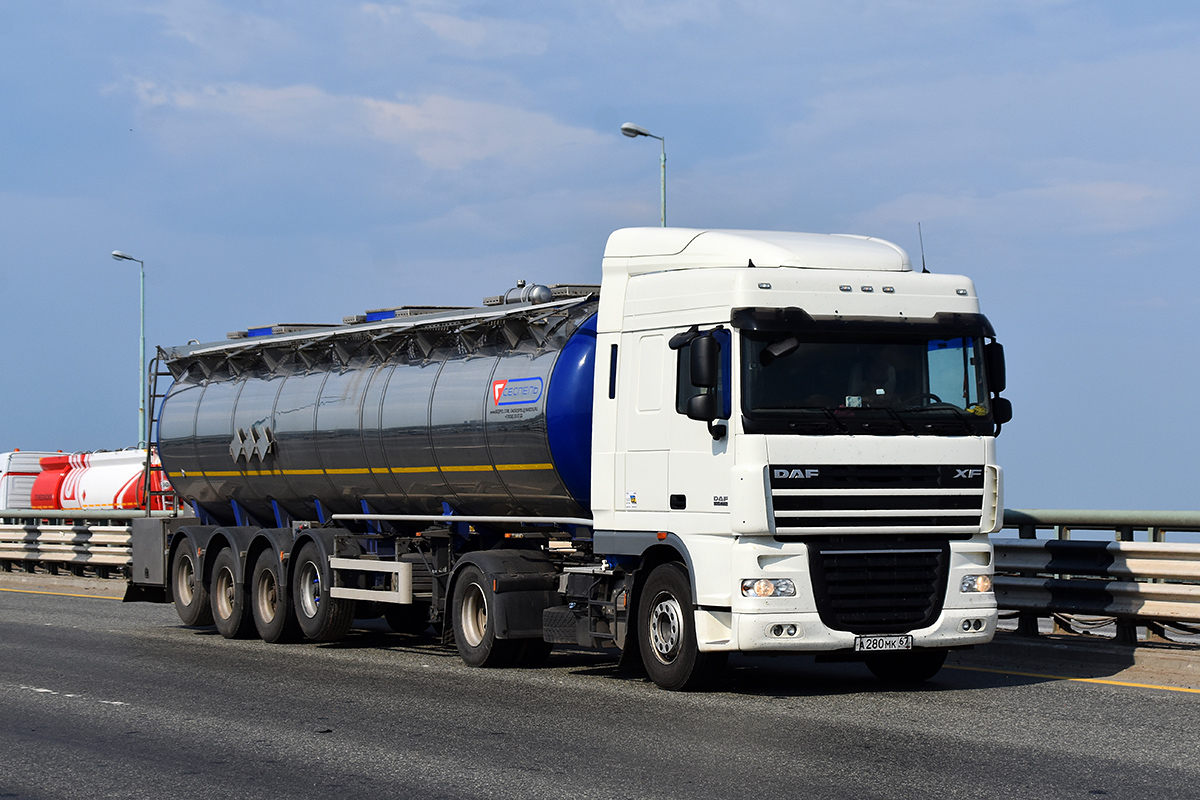 Смоленская область, № А 280 МК 67 — DAF XF105 FT