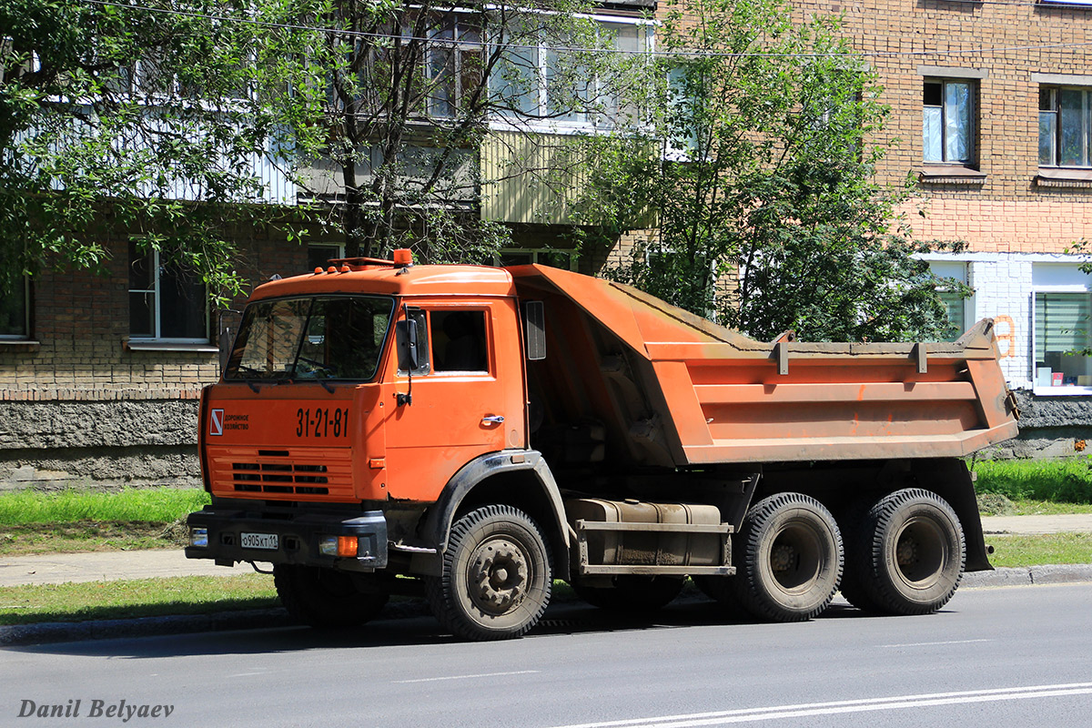 Коми, № О 905 КТ 11 — КамАЗ-55111-15 [55111R]