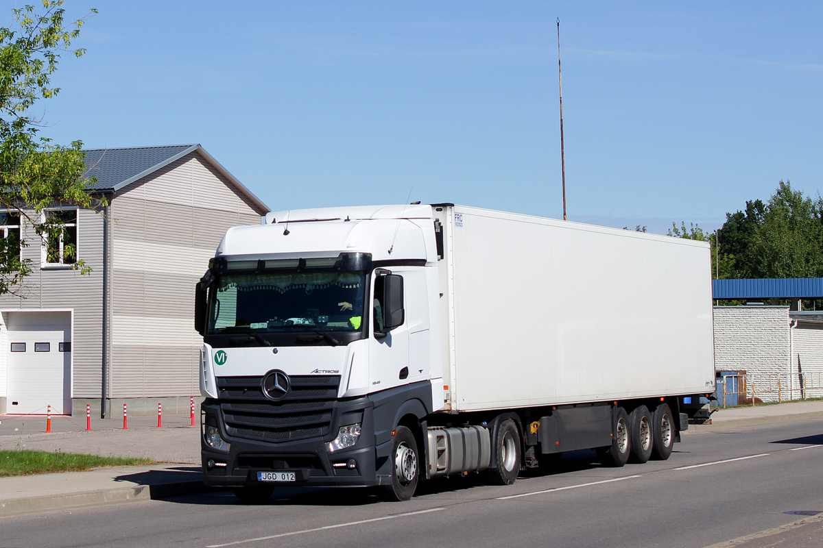 Литва, № JGD 012 — Mercedes-Benz Actros ('2011) 1845