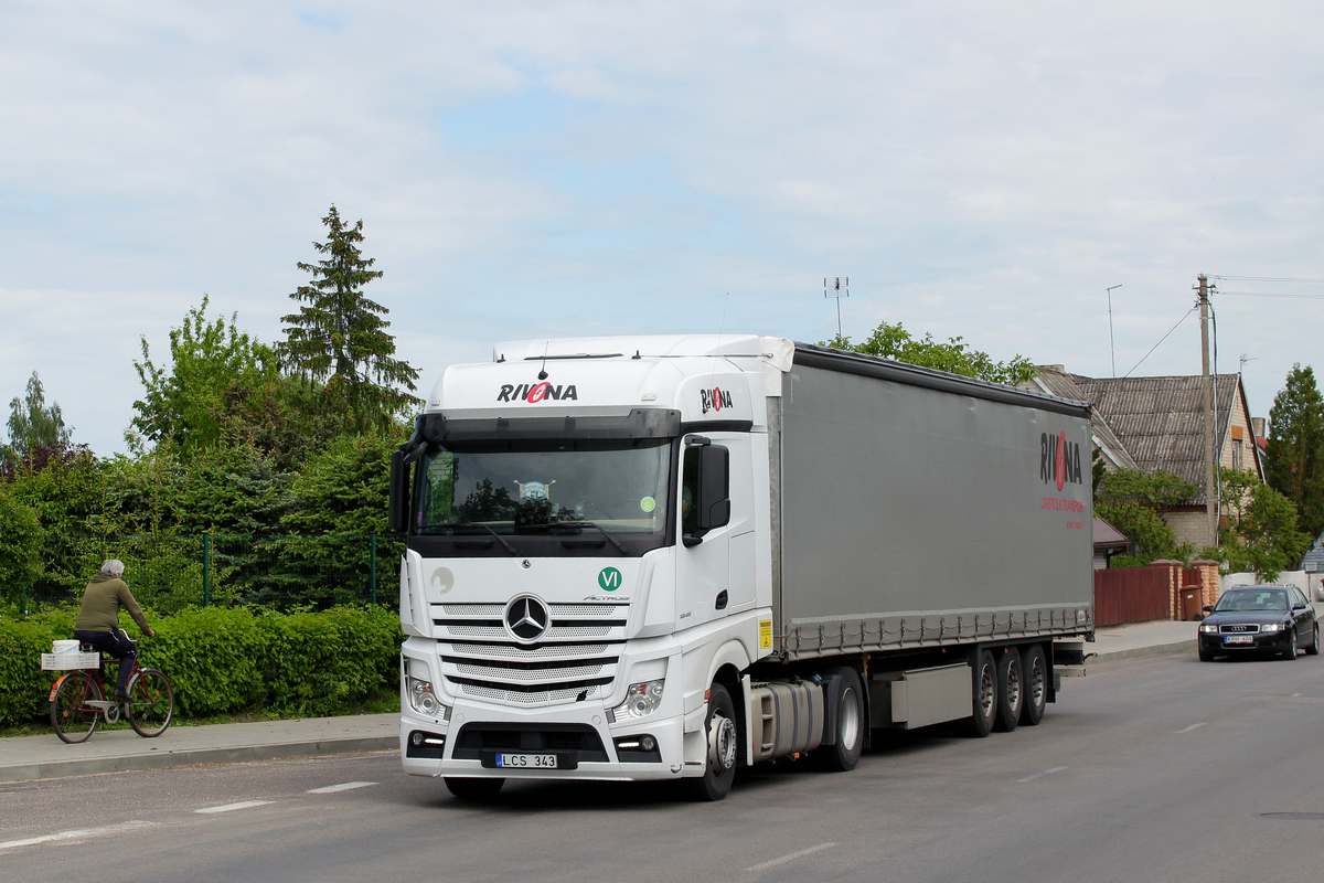 Литва, № LCS 343 — Mercedes-Benz Actros ('2011) 1845