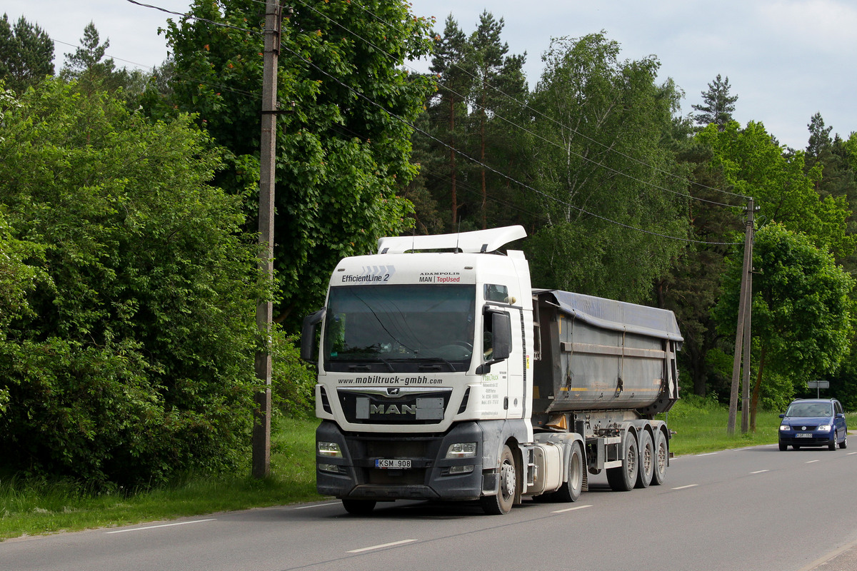 Литва, № KSM 908 — MAN TGX ('2012) (Общая модель)