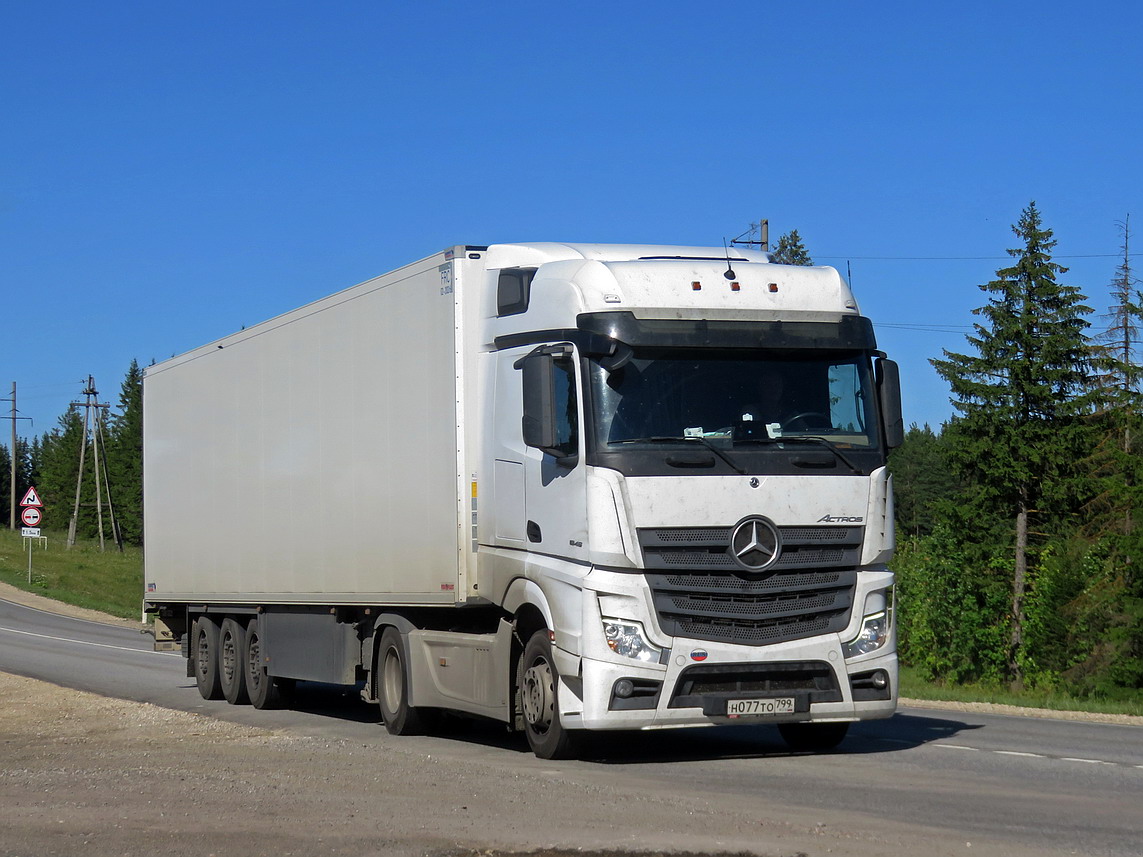 Москва, № Н 077 ТО 799 — Mercedes-Benz Actros '18 1845 [Z9M]