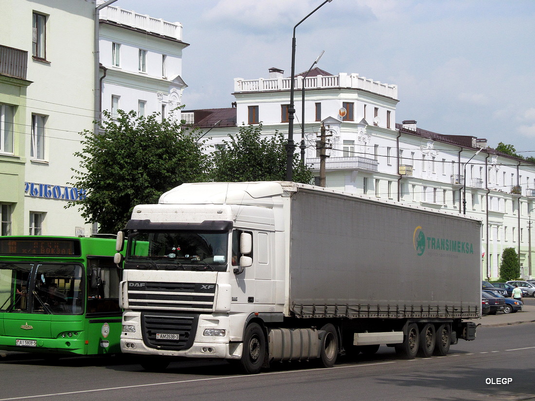 Гомельская область, № АМ 2638-3 — DAF XF105 FT