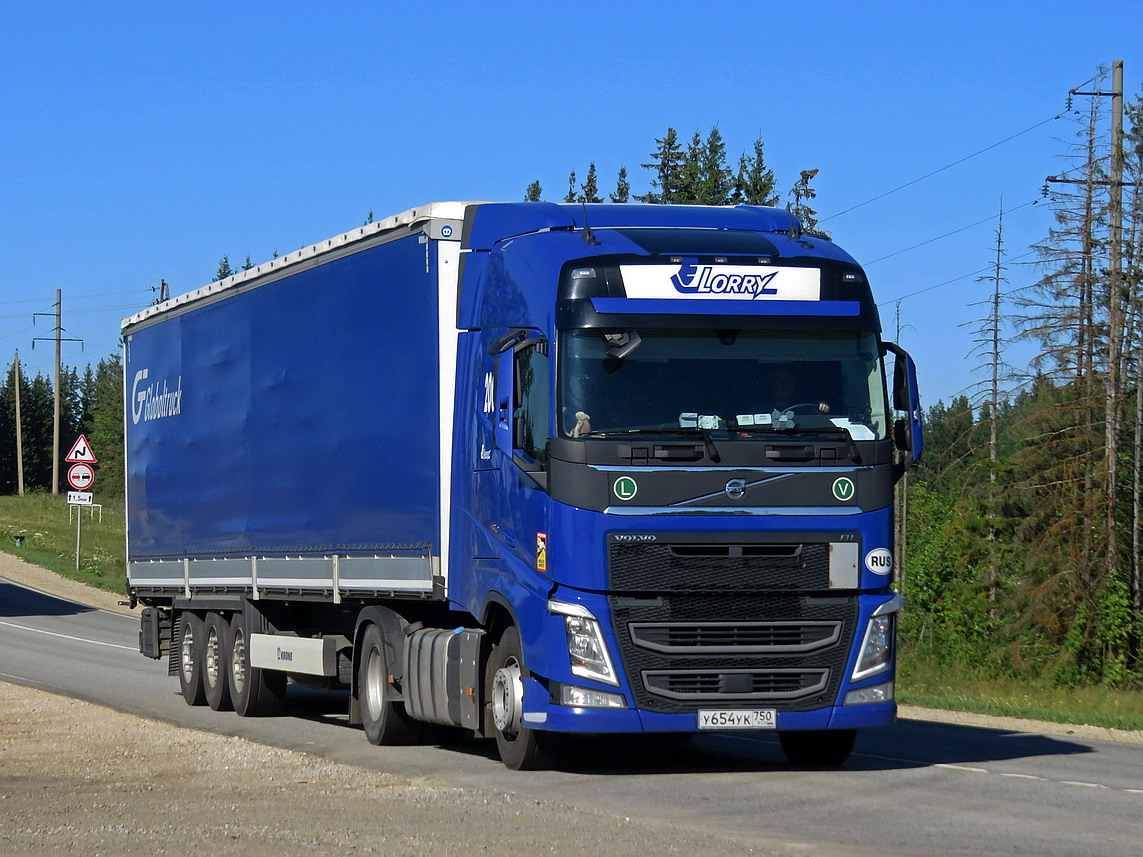 Московская область, № У 654 УК 750 — Volvo ('2012) FH.460 [X9P]